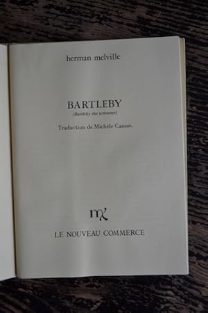 Imagen del vendedor de Bartleby a la venta por Un livre en poche