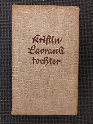 Kristin Lavranstochter; One Volume Ed.