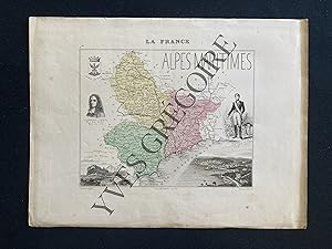 CARTE DES ALPES MARITIMES