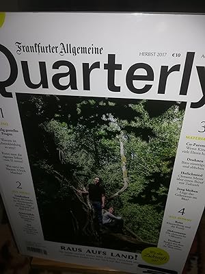 Bild des Verkufers fr Frankfurter Allgemeine Quarterly Ausgabe 04, Herbst 2017 zum Verkauf von Verlag Robert Richter