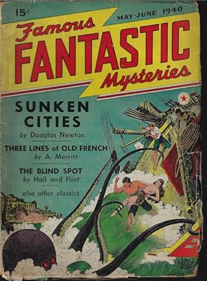 Seller image for FAMOUS FANTASTIC MYSTERIES: May - June 1940 ("The Blind Spot") for sale by Books from the Crypt