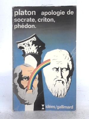 Bild des Verkufers fr Apologie de Socrate, Criton, Phedon zum Verkauf von World of Rare Books
