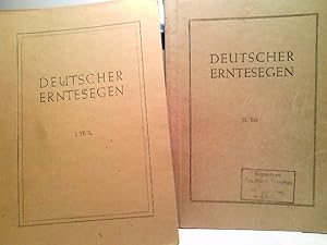 Konvolut bestehend aus 2 Bänden ( von 3 ), zum Thema: Deutscher Erntesegen