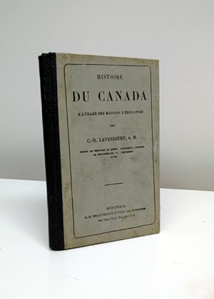 Seller image for Histoire du Canada,  l'usage des maisons d'ducation for sale by Jean-Claude Veilleux, Libraire