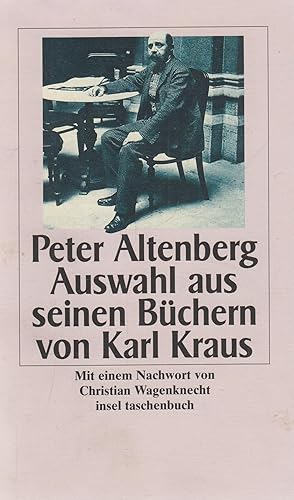 Bild des Verkufers fr Peter Altenberg Auswahl aus seinen Bchern zum Verkauf von Leipziger Antiquariat
