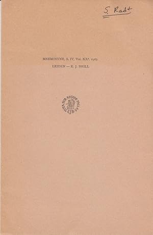 Seller image for Zu Plutarchs Vita Alexandri. [Aus: Mnemosyne, S. 4, Vol. 20/, No. 2, 1967]. for sale by Fundus-Online GbR Borkert Schwarz Zerfa