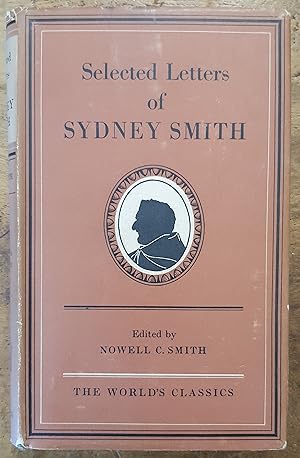 Immagine del venditore per SELECTED LETTERS OF SYDNEY SMITH venduto da Uncle Peter's Books