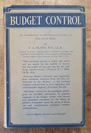 BUDGET CONTROL: An Introduction to the Financial System of New South Wales