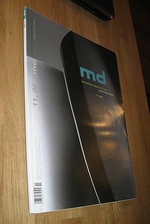 Seller image for md International Magazine of design - moebel interior design - Fachzeitschrift Ausgabe 11/2006 (11.06) for sale by Dipl.-Inform. Gerd Suelmann