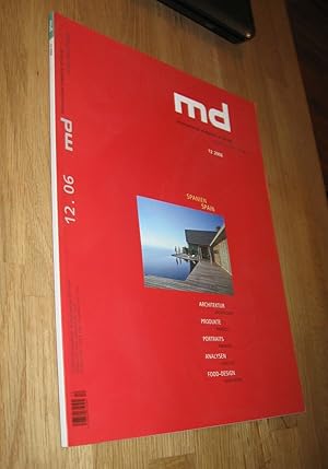 Seller image for md International Magazine of design - moebel interior design - Fachzeitschrift Ausgabe 12/2006 (12.06) for sale by Dipl.-Inform. Gerd Suelmann