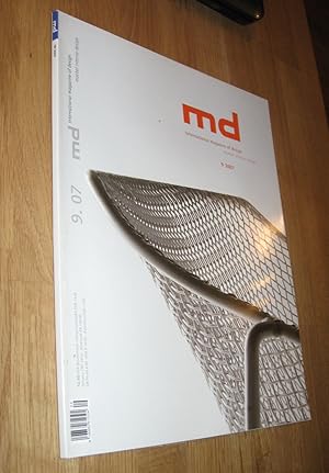 Seller image for md International Magazine of design - moebel interior design - Fachzeitschrift Ausgabe 9/2007 (9.07) for sale by Dipl.-Inform. Gerd Suelmann