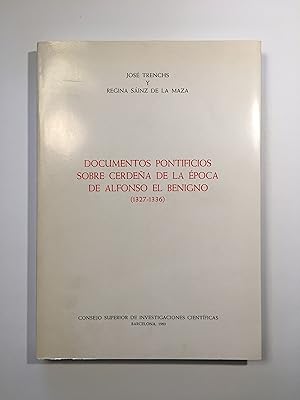 Documentos pontificios sobre Cerdeña de la época de Alfonso el Benigno (1327-1336)