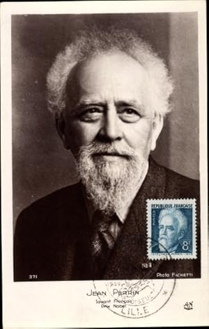 Ansichtskarte / Postkarte Jean-Baptiste Perrin, Physiker, Nobelpreisträger, Portrait