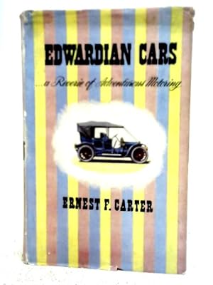 Imagen del vendedor de Edwardian" Cars a la venta por World of Rare Books