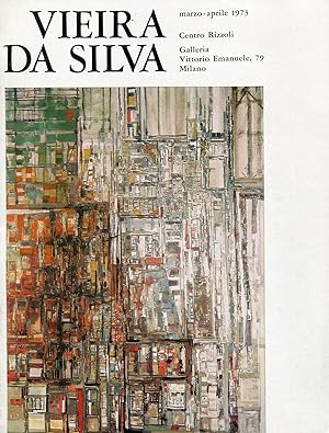 Bild des Verkufers fr Vieira da Silva. Centro Rizzoli 1973 zum Verkauf von Studio Bibliografico Marini