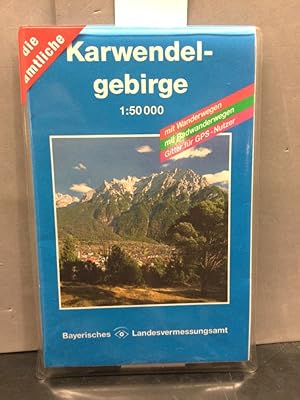 Karwendelgebirge 1 : 50 000 : mit Wanderwegen, mit Radwanderwegen, Gitter für GPS-Nutzer