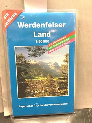 Bild des Verkufers fr Werdenfelser Land 1 : 50 000: mit Wanderwegen, Radwanderwegen, Gitter fr GPS-Nutzer zum Verkauf von Kepler-Buchversand Huong Bach