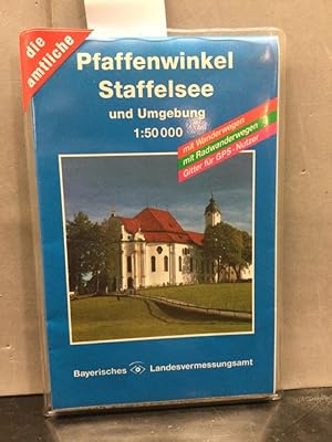 Pfaffenwinkel, Staffelsee und Umgebung : mit Wanderwegen, mit Radwanderwegen, Gitter für GPS-Nutzer