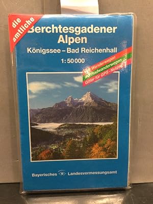 [Umgebungskarte]; Teil: 4., Berchtesgadener Alpen : mit Wanderwegen, mit Radwanderwegen, Gitter f...