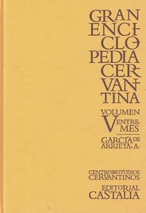 Imagen del vendedor de Gran enciclopedia cervantina. Volumen V: Entrems - Garca de Arrieta, A a la venta por Librera Cajn Desastre