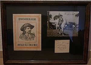 William Frederick Cody `Buffalo Bill` Autograph | signed cards / album pages