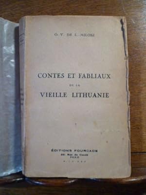 Bild des Verkufers fr Contes et fabliaux de la vieille Lithuanie. zum Verkauf von Librairie L'Abac / Gimmic SRL