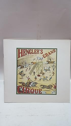 Bild des Verkufers fr Hengler's Circus: A History and Celebration, 1847-1924 28th November to 24th DEcember 1981. zum Verkauf von Cambridge Rare Books