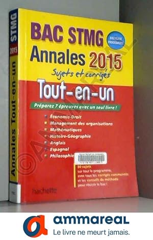 Seller image for ANNALES 2015 Tout-en-un Bac STMG for sale by Ammareal