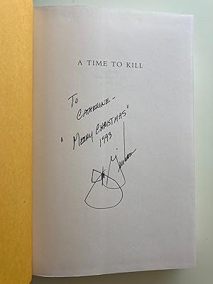 Seller image for A Time to Kill (Inscribed First Doubleday Edition, First Printing) for sale by M.S.  Books