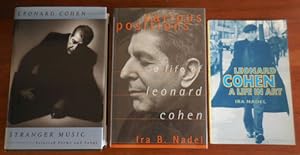 Stranger Music ny Cohen plus Various Positions and Leonard Cohen A Life In Art by Nadel (3 Books)