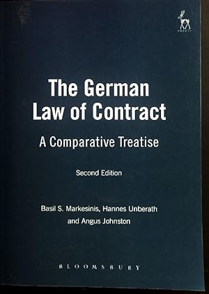 Imagen del vendedor de The German Law of Contract: A Comparative Treatise. a la venta por books4less (Versandantiquariat Petra Gros GmbH & Co. KG)