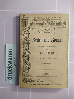 Image du vendeur pour Zeiten und Zonen. Ausgewhlte Gedichte. (Reclams Universal-Bibliothek. Nr. 3997). mis en vente par Druckwaren Antiquariat