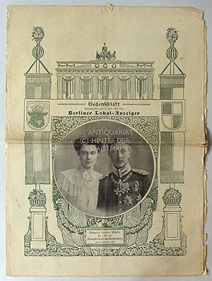 (1) Berliner Lokal-Anzeiger: Gedenkblatt hrsg. zum 3. Juni 1905; (2) Berliner Lokal-Anzeiger, Nr....
