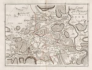 "Comte de Pirmont" - Hameln Bad Pyrmont Lügde Barntrup Aerzen map Karte