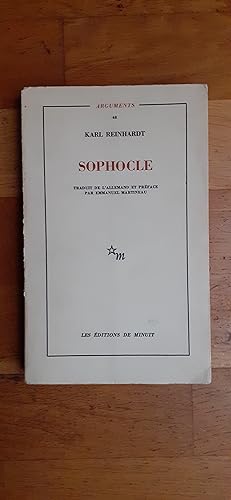 Seller image for SOPHOCLE. Traduit de l allemand et prfac par Emmanuel Martineau. for sale by Librairie Sainte-Marie