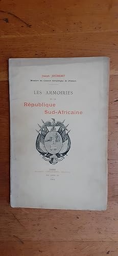 Image du vendeur pour LES ARMOIRIES DE LA REPUBLIQUE SUD-AFRICAINE. mis en vente par Librairie Sainte-Marie