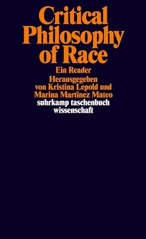 Bild des Verkufers fr Critical Philosophy of Race : Ein Reader zum Verkauf von AHA-BUCH GmbH