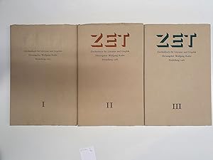 ZET: Zeichenbuch für Literatur und Graphik. - [3 Bände]. -