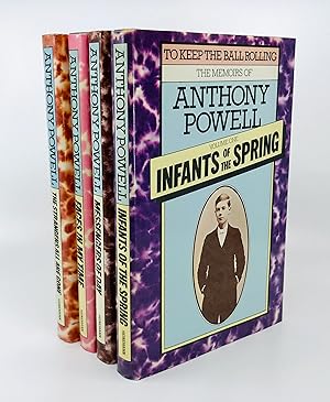 Seller image for To Keep the Ball Rolling, The Memoirs of Anthony Powell: Infants of the Spring, Messengers of the Day (SIGNED FIRST), Faces in My Time, The Strangers All Are Gone for sale by Bradhurst Fine Editions