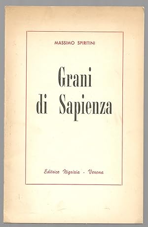 Imagen del vendedor de Grani di Sapienza a la venta por Sergio Trippini