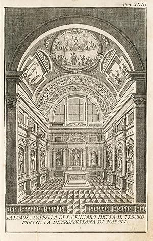 Bild des Verkufers fr La Famosa Cappella di S. Gennaro detta il Tesoro presso la Metropolitana di Napoli zum Verkauf von Sergio Trippini