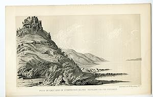 Antique Print-UTAH-GREAT SALT LAKE-STANSBURY ISLAND-Stansbury-Ackerman-1852