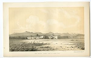 Antique Print-WYOMING-FORT BRIDGER-GREEN RIVER-Stansbury-Ackerman-1852