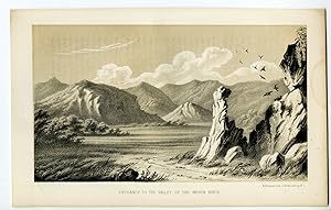 Antique Print-UTAH-GREAT SALT LAKE-WEBER RIVER-VALLEY-Stansbury-Ackerman-1852