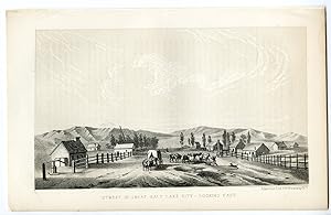 Antique Print-SALT LAKE CITY-STREET-VIEW-UTAH-USA-Stansbury-Ackerman-1852