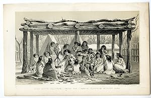 Antique Print-SALT LAKE-INDIAN PRISONERS-FORT-UTAH-USA-Stansbury-Ackerman-1852