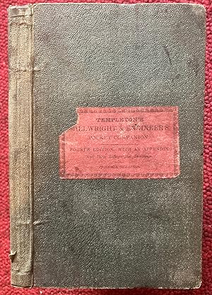 Bild des Verkufers fr THE MILLWRIGHT AND ENGINEER'S POCKET COMPANION; COMPRISING DECIMAL ARITHMETIC, TABLES OF SQUARE AND CUBE ROOTS, PRACTICAL GEOMETRY, MENSURATION, STRENGTH OF MATERIALS, MECHANIC POWERS, WATER WHEELS, PUMPS & PUMPING ENGINES, STEAM ENGINES, TABLES OF SPECIFIC GRAVITY, & C. TO WHICH IS ADDED, AN APPENDIX; CONTAINING THE CIRCUMFERENCES, SQUARES CUBES, AND AREAS OF CIRCLES, SUPERFICIES AND SOLIDITIES OF SPHERES; &C. &C. &C. zum Verkauf von Graham York Rare Books ABA ILAB
