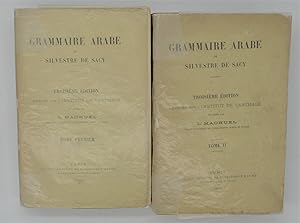 Grammaire Arabe, Troisième édition, publiée par l?institut de Carthage et revue par L. Machuel
