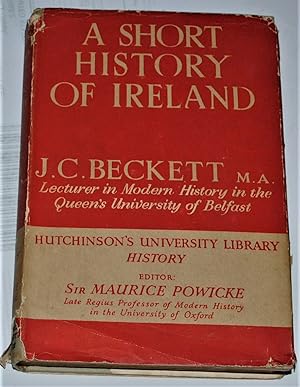 Seller image for A SHORT HISTORY OF IRELAND for sale by O'Brien Books