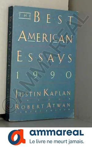 Seller image for The Best American Essays 1990 for sale by Ammareal